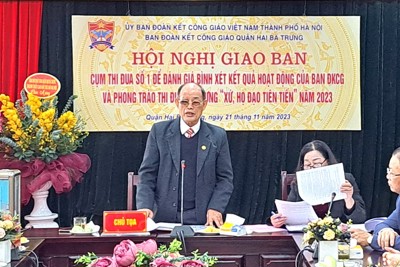 Hiệu quả từ phong trào thi đua “Xây dựng xứ họ đạo tiên tiến” 