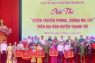 Huyện Thanh Trì: Sôi nổi hội thi “Tuyên truyền phòng, chống ma túy”