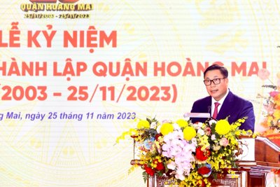 Đồng chí Nguyễn Xuân Linh được chỉ định làm Bí thư Quận ủy Hoàng Mai