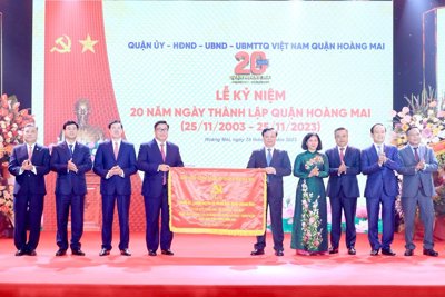 Kỷ niệm 20 năm thành lập quận Hoàng Mai, hiện thực mục tiêu phát triển mới