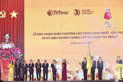 T&T Group nhận Huân chương Lao động hạng Nhất lần 3