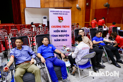 52 đơn vị tham gia ngày hội hiến máu tình nguyện năm 2023