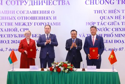 Khai mở thêm tiềm năng hợp tác giữa Hà Nội và Minsk (Belarus)