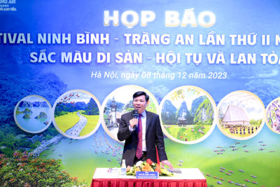 Festival Ninh Bình-Tràng An kể chuyện di sản bằng bối cảnh núi non, công nghệ mapping