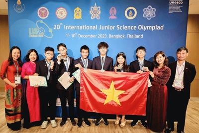 6/6 học sinh Hà Nội giành Huy chương Olympic khoa học trẻ quốc tế
