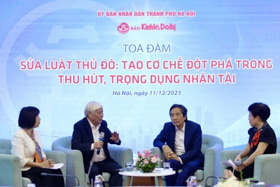 Sửa Luật Thủ đô: Tạo cơ chế đột phá trong thu hút, trọng dụng nhân tài