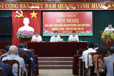 Huyện Thường Tín thành lập các Tiểu ban chuẩn bị Đại hội Đảng bộ huyện