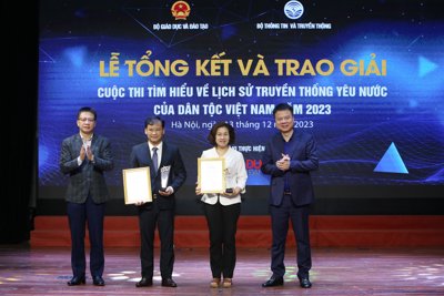 Ngành giáo  dục Hà Nội giành giải cao tại cuộc thi tìm hiểu lịch sử 2023