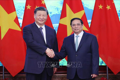 Thủ tướng hội kiến Tổng Bí thư, Chủ tịch Trung Quốc Tập Cận Bình
