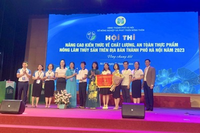 Huyện Sóc Sơn giành giải Nhất hội thi kiến thức về an toàn thực phẩm 2023