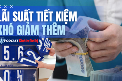 Lãi suất tiết kiệm khó giảm thêm