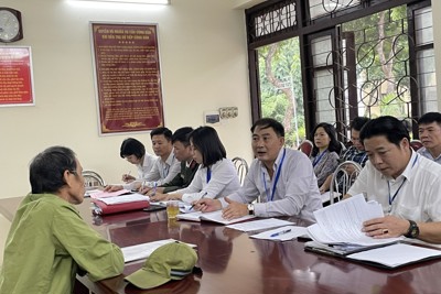 Nâng cao trách nhiệm người đứng đầu ở huyện Thường Tín trong công tác tiếp dân