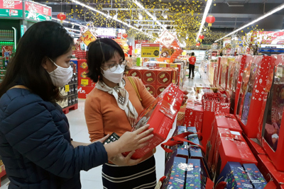 Giỏ quà Tết lên kệ siêu thị: Hàng Việt, đặc sản vùng miền chiếm ưu thế