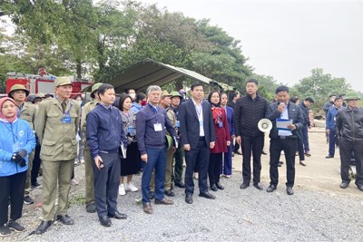 Huyện Gia Lâm cưỡng chế thu hồi đất cho dự án Ban chỉ huy quân sự