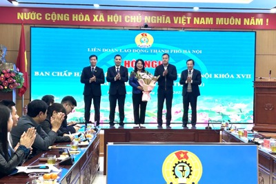Hà Nội có tân Phó Chủ tịch Liên đoàn Lao động thành phố 