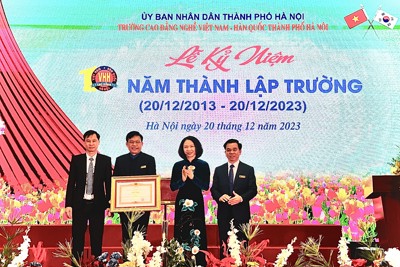Trường CĐN Việt Nam-Hàn Quốc TP Hà Nội: Nhiều nghề 100% sinh viên có việc làm