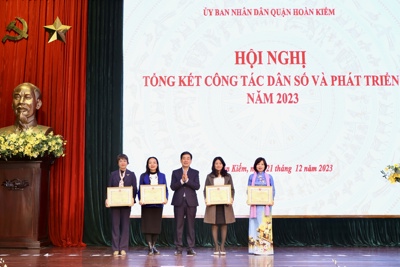 Hội nghị tổng kết công tác Dân số quận Hoàn Kiếm năm 2023 