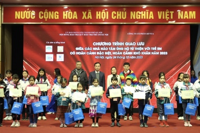 Hà Nội:Huy động hơn 13,38 tỷ hỗ trợ trẻ em khó khăn đặc biệt năm 2023