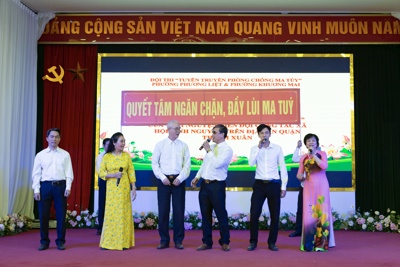 Sôi nổi Hội thi tuyên truyền phòng, chống ma túy tại quận Thanh Xuân