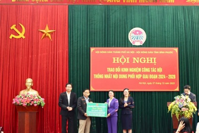 Hà Nội và Bình Phước hợp tác, hỗ trợ phát triển công tác hội nông dân
