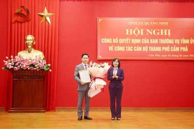 Quảng Ninh: Ông Phạm Lê Hưng giữ chức Phó Bí thư Thành uỷ Cẩm Phả