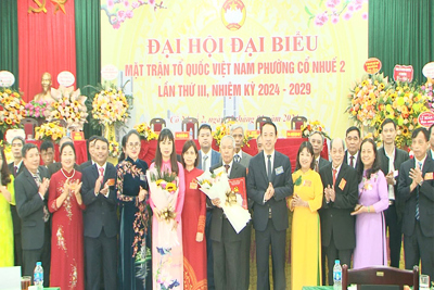 Bắc Từ Liêm: Đại hội điểm MTTQ Việt Nam phường Cổ Nhuế 2 nhiệm kỳ 2024-2029