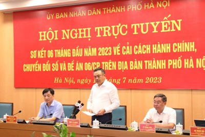 Hà Nội:Hợp nhất Ban chỉ đạo Cải cách hành chính, Chuyển đổi số, Đề án 06