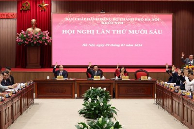 Khai mạc Hội nghị Ban Chấp hành Đảng bộ Thành phố Hà Nội lần thứ 16