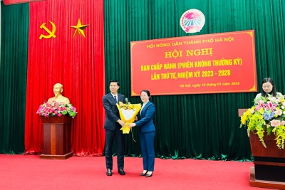 Ông Nguyễn Nguyên Hùng giữ chức Phó Chủ tịch Hội Nông dân TP Hà Nội