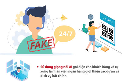 Cảnh báo thủ đoạn mạo danh nhân viên ngân hàng và giả mạo QR code