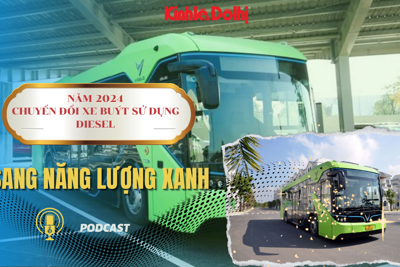 Năm 2024, chuyển đổi xe buýt sử dụng diesel sang Năng lượng Xanh