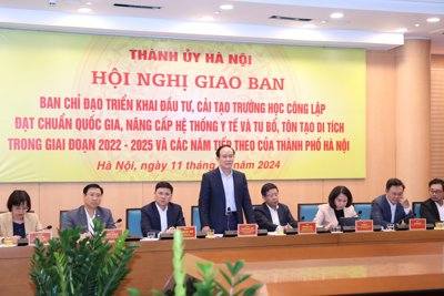 Hà Nội: Đảm bảo chất lượng, hiệu quả các dự án đầu tư 3 lĩnh vực y tế, văn hóa, giáo dục