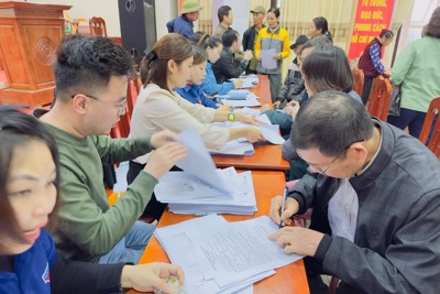 Huyện Thanh Oai cấp tài khoản chi trả an sinh xã hội không kể ngày nghỉ