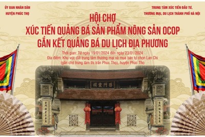 Sắp diễn ra Hội chợ hoa Xuân, quảng bá sản phẩm OCOP huyện Phúc Thọ