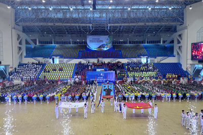 Hơn 2100 học sinh tham dự Hội khỏe Phù Đổng quận Ba Đình năm 2024