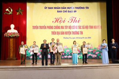Huyện Thường Tín kết thúc hội thi "Tuyên truyền phòng, chống ma túy" 