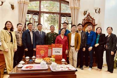Phó Chủ tịch HĐND TP Phạm Quí Tiên thăm, chúc Tết tại Thanh Trì