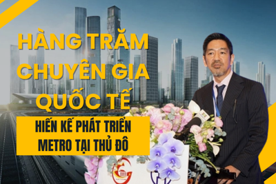 Các chuyên gia quốc tế cùng hiến kế làm metro tại Hà Nội