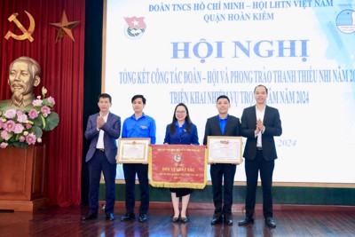 Tổng kết công tác Đoàn-Hội và phong trào thanh thiếu nhi quận Hoàn Kiếm năm 2023