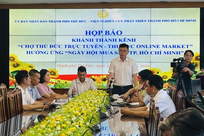 TP Hồ Chí Minh: Ra mắt kênh Chợ Thủ Đức trực tuyến