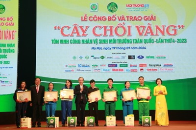 Tôn vinh công nhân vệ sinh tiêu biểu năm 2023