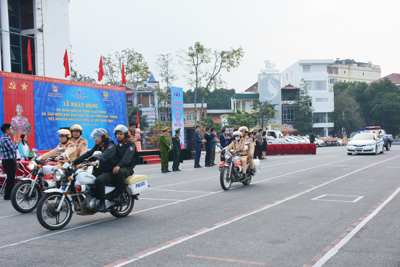Lào Cai: Phát động ra quân năm An toàn giao thông 2024