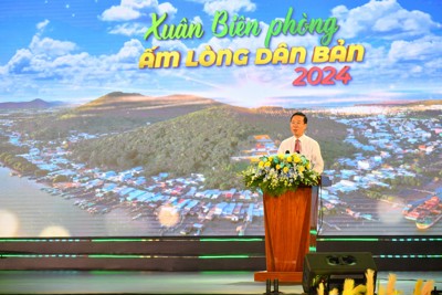 Chủ tịch nước Võ Văn Thưởng dự khai mạc "Xuân Biên phòng ấm lòng dân bản"