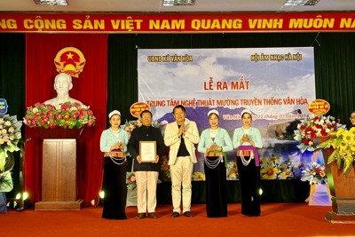 Ba Vì: Ra mắt Trung tâm Nghệ thuật Mường truyền thống xã Vân Hòa