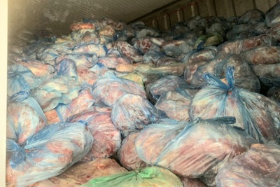 Phát hiện kho chứa 40 tấn thịt lợn nhiễm dịch bệnh ở huyện Chương Mỹ