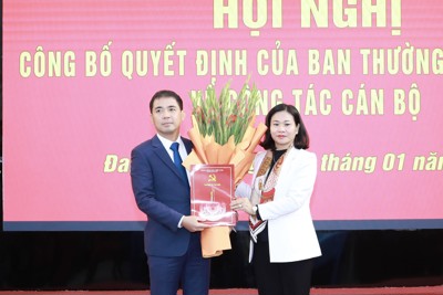 Ông Nguyễn Văn Đức được điều động làm Phó Bí thư Huyện ủy Đan Phượng