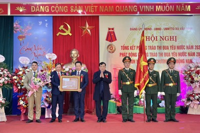 Xã Văn Bình vinh dự đón nhận Huân chương Lao động hạng Ba