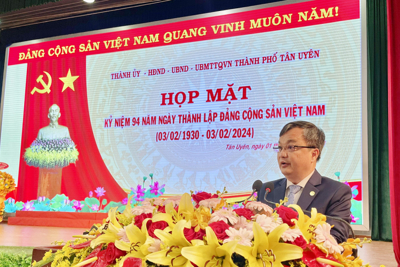 Tân Uyên họp mặt Kỷ niệm 94 năm ngày thành lập Đảng Cộng sản Việt Nam
