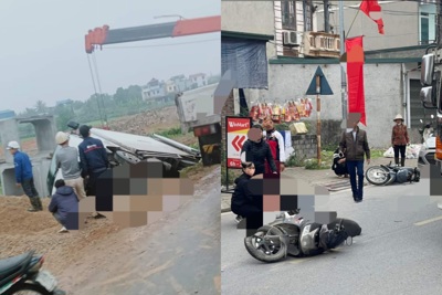 Hà Nội: Tai nạn giao thông nghiêm trọng làm 5 người thương vong trong ngày 1/2