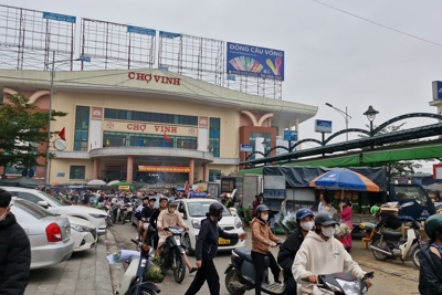 Nghệ An: Chợ truyền thống đông khách những ngày giáp Tết